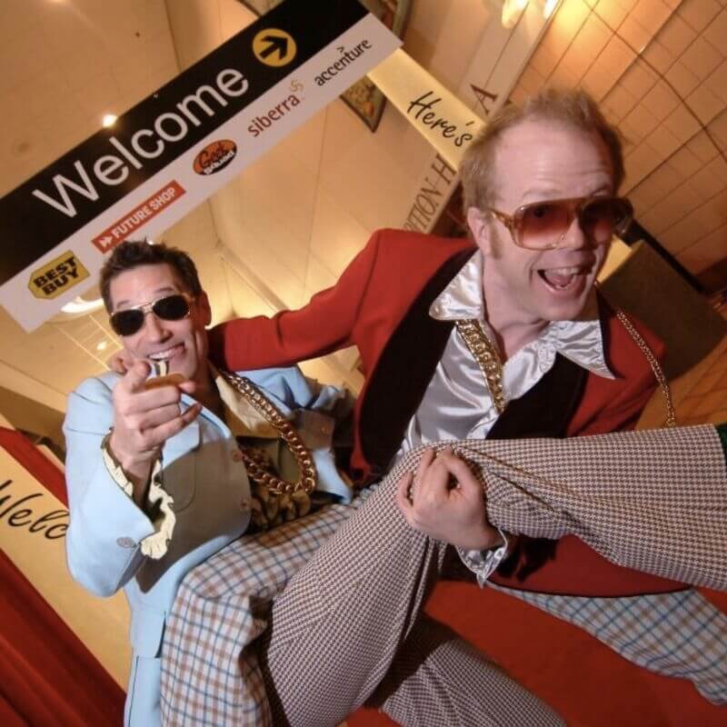 actors in character, Canadian characters (rangers, mounties), themed performers at galas, guest interaction shots